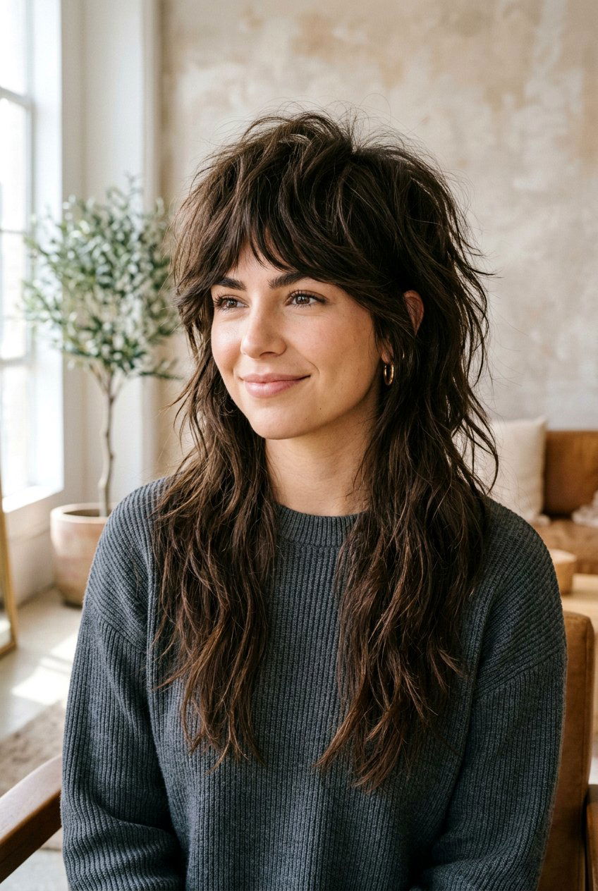 Choppy Wolf Cut - 20 choppy layered haircut - 20 choppy layered haircut