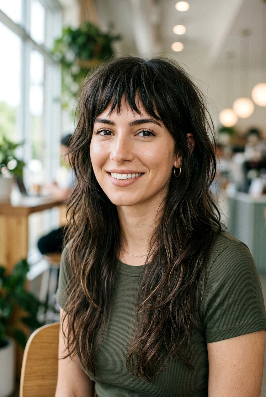 20 Perfect Bangs For Long Face Shapes To Balance Your Look