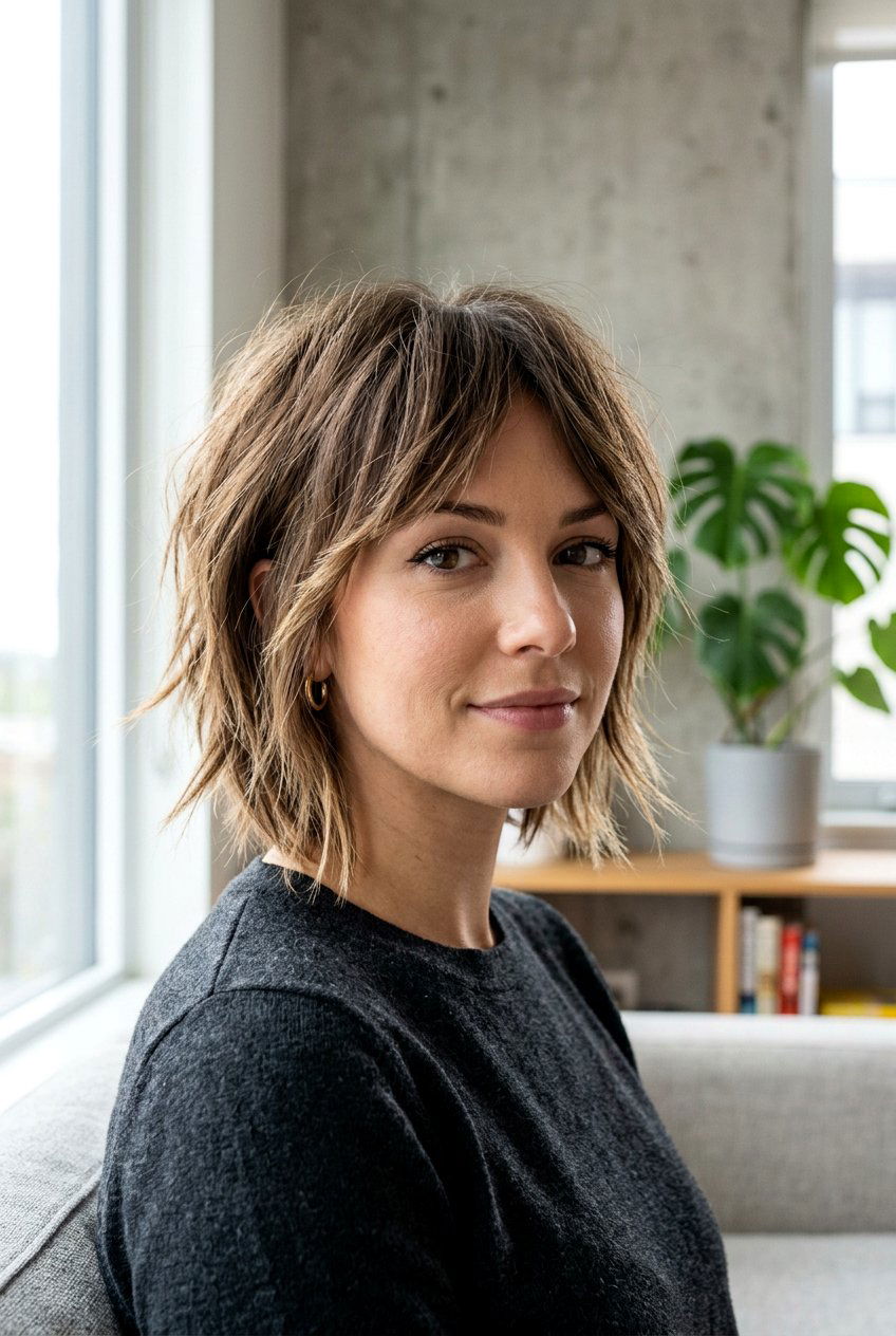 Choppy bob haircut - 20 short bob haircuts for fine hair - 20 short bob haircuts for fine hair