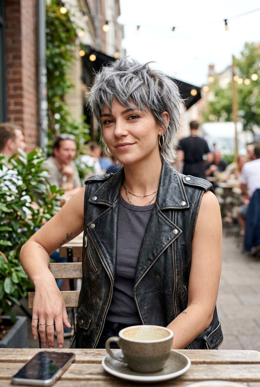 Choppy gray bixie haircut - 20 modern gray bixie haircut - 20 modern gray bixie haircut