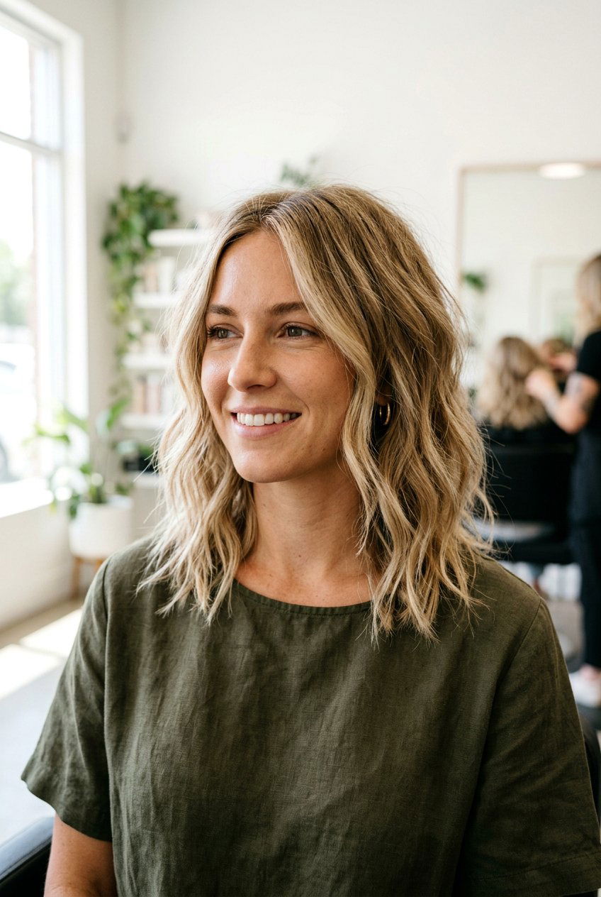 Choppy lob - 20 no style haircuts for women - 20 no style haircuts for women