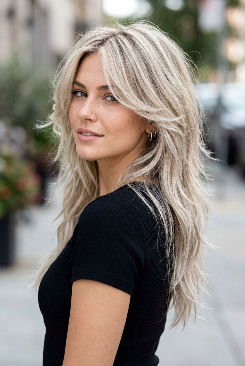 Choppy long layered hair - 20 long layered hairstyles - 20 long layered hairstyles