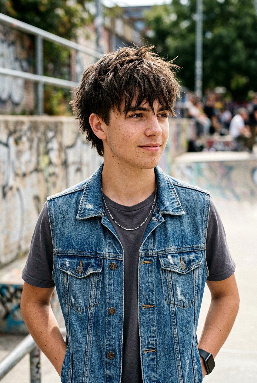 Choppy textured fringe - 20 textured fringe for teenage boys - 20 textured fringe for teenage boys