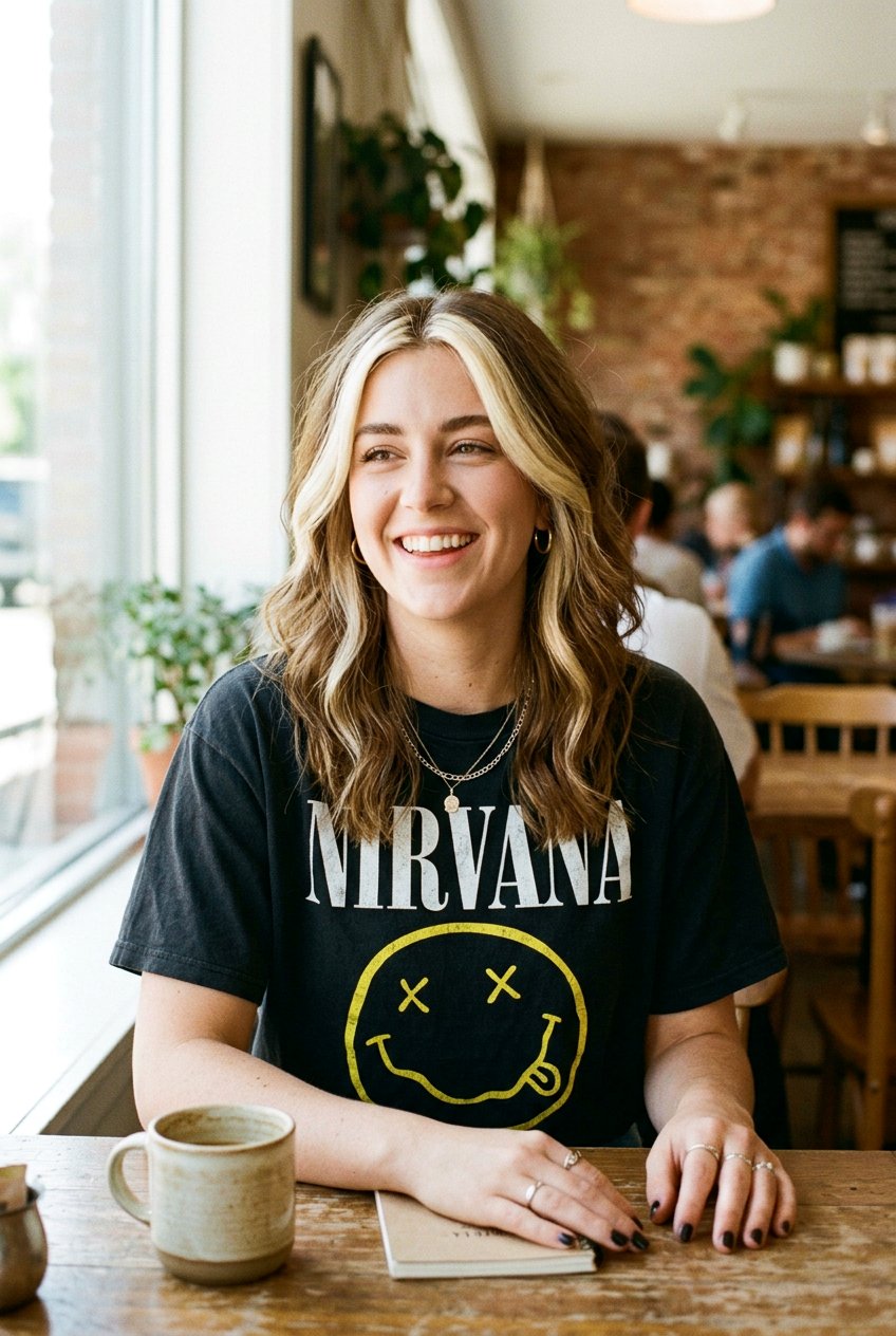 Chunky 90S Money Piece - 20 money piece for first time hair color - 20 money piece for first time hair color