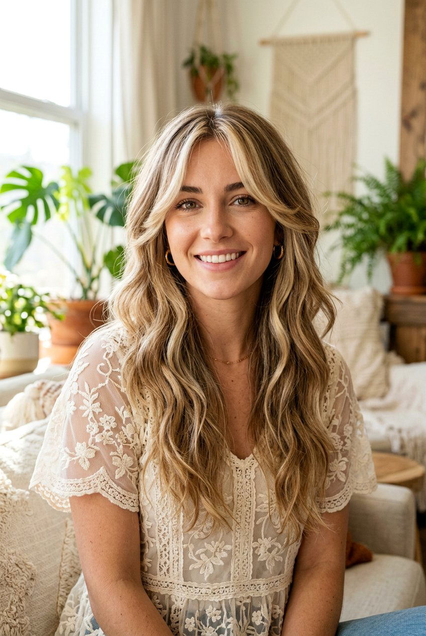 Chunky Blonde Front Pieces With Curtain Bangs - 20 chunky blonde front pieces - 20 chunky blonde front pieces