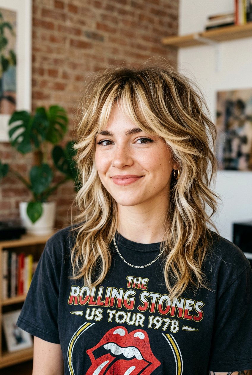 Chunky Blonde Highlights Wolf Cut - 20 blonde wolf cut color ideas - 20 blonde wolf cut color ideas