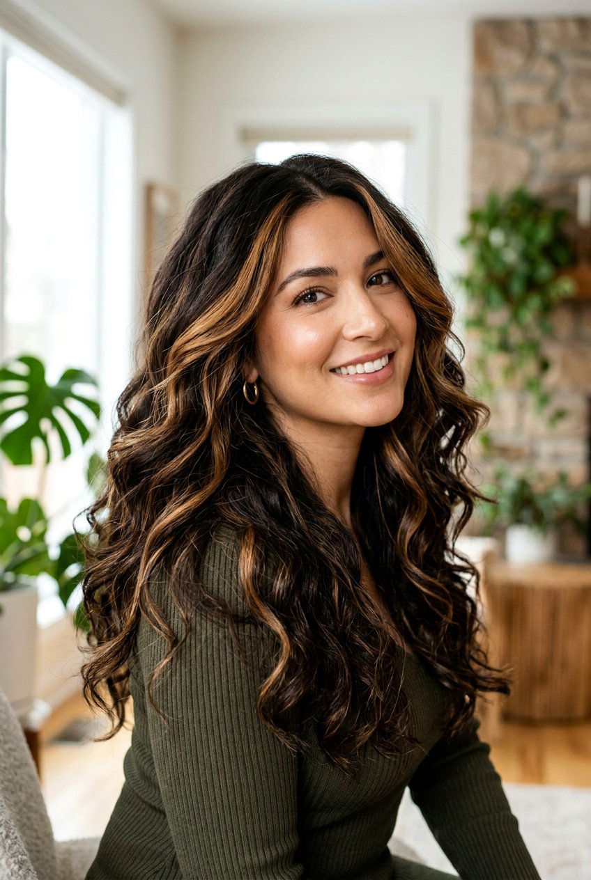 Chunky Caramel Highlights On Dark Brown Hair - 20 caramel highlights on brown hair - 20 caramel highlights on brown hair