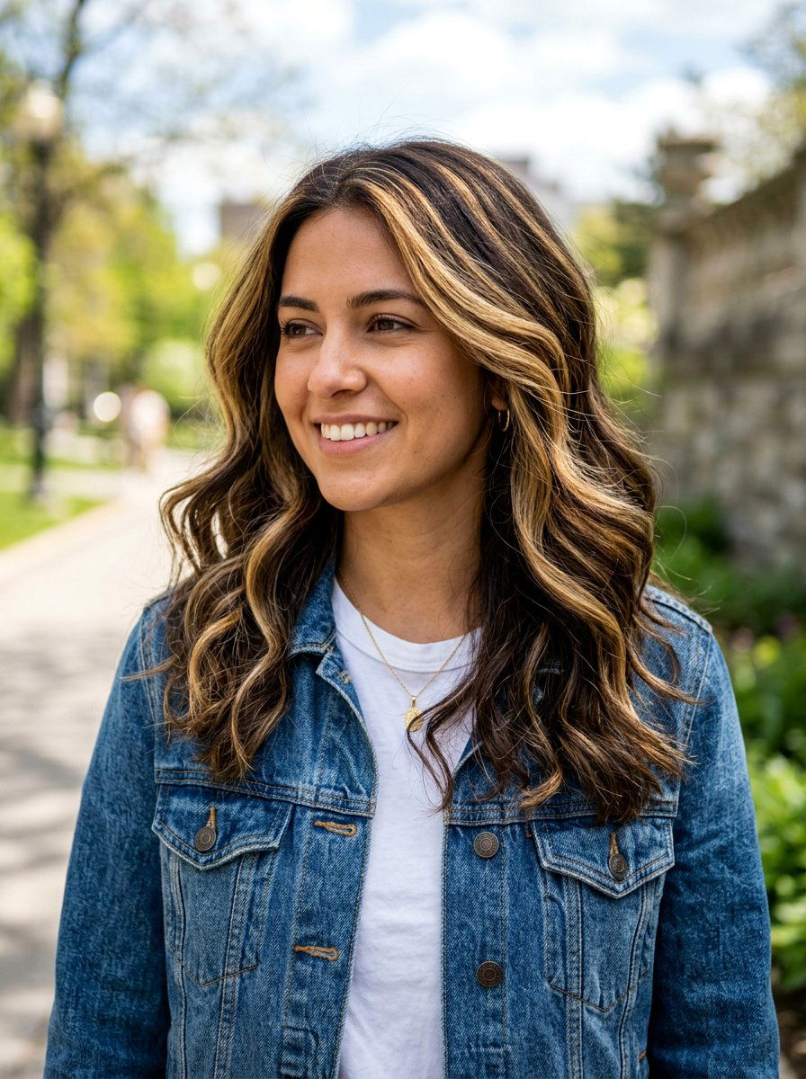 20 Best Summer Golden Brunette Highlights For A Warm Look