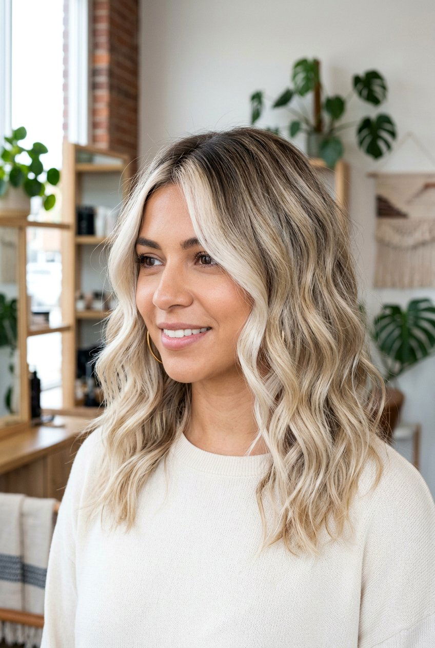 Chunky Money Piece With Shadow Root - 20 chunky money piece hair - 20 chunky money piece hair