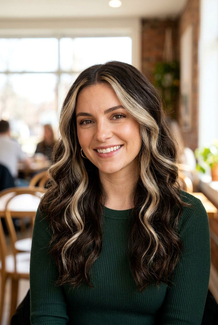 Chunky blonde highlights on dark brown hair - 20 blonde highlights on brown hair - 20 blonde highlights on brown hair