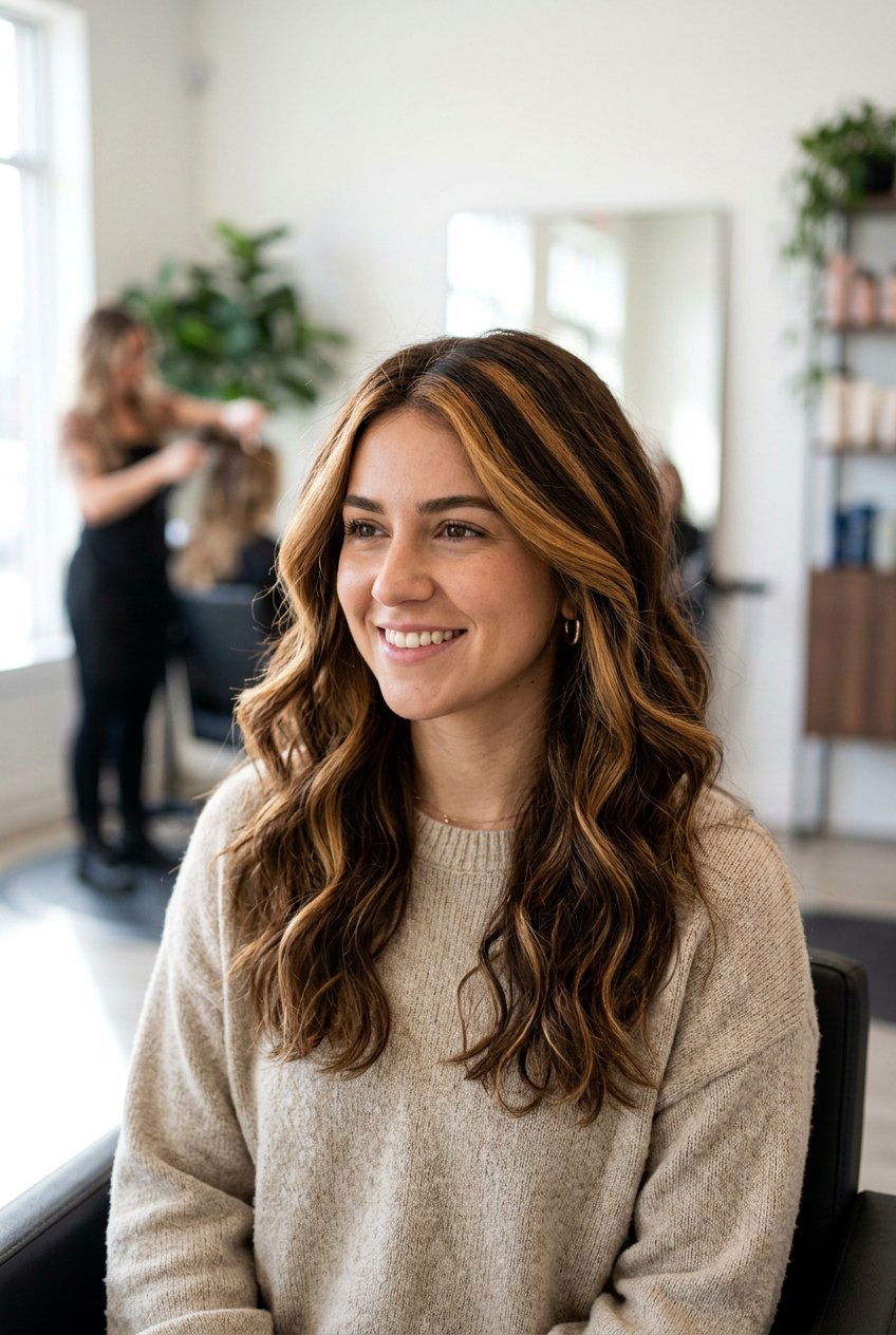 Chunky caramel highlights on brown hair - 20 brunette hair with caramel highlights - 20 brunette hair with caramel highlights