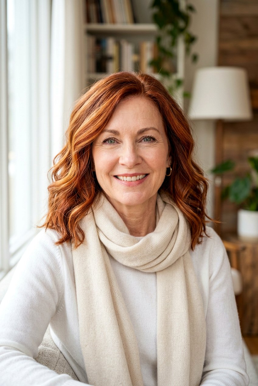 Cinnamon Auburn Balayage For Fair Skin - 20 auburn balayage for women over 50 - 20 auburn balayage for women over 50