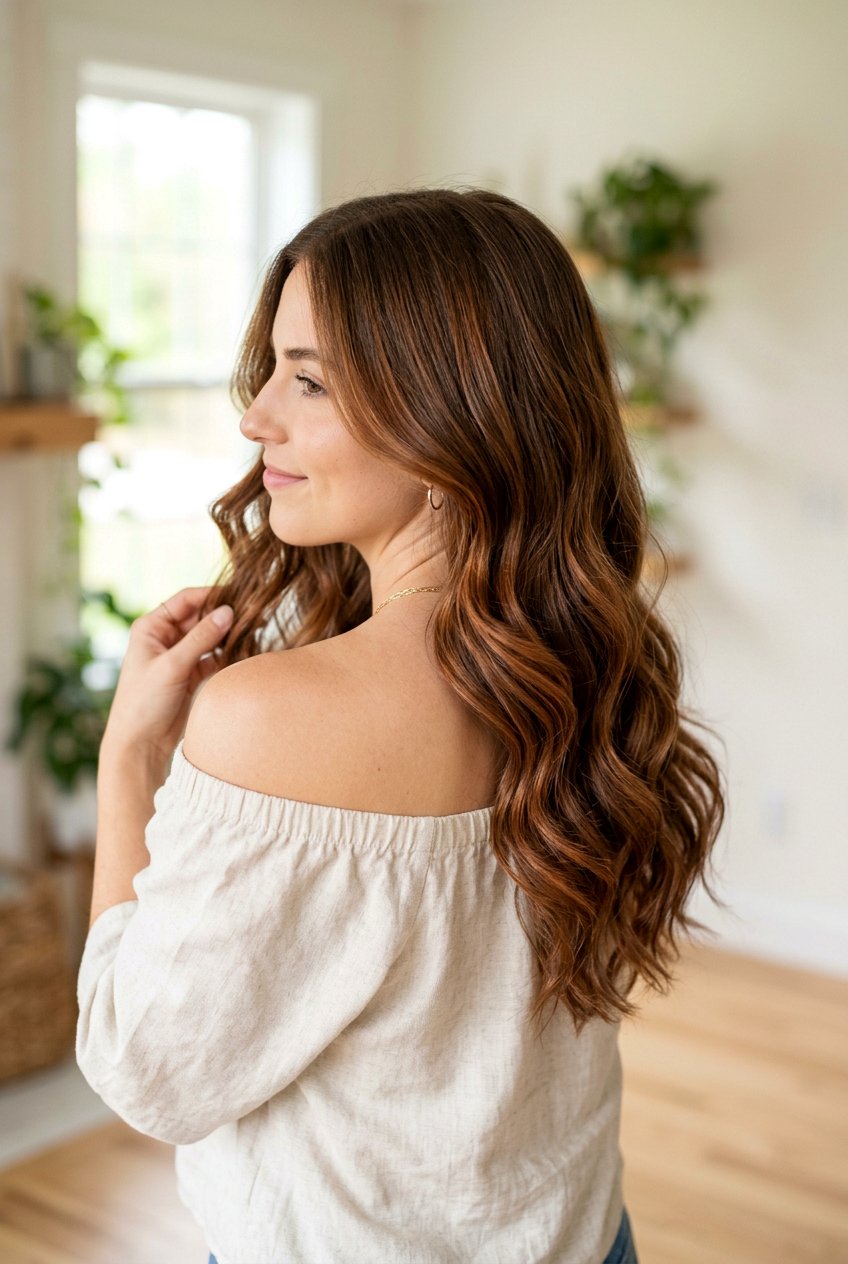 Cinnamon Auburn Balayage On Brown Hair - 20 cinnamon auburn hair color