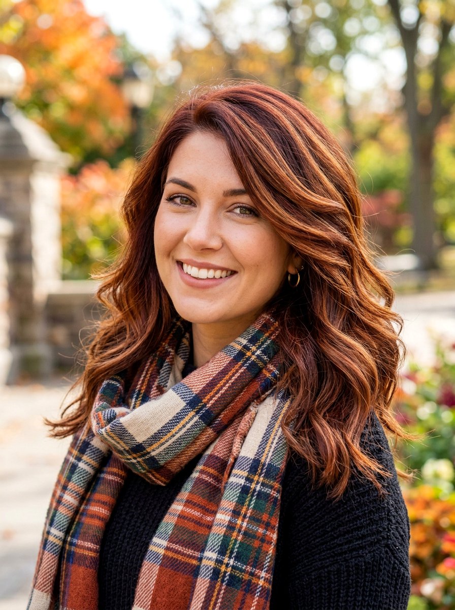 Cinnamon Balayage On Auburn Hair - 20 trendy balayage ideas 2026 - 20 trendy balayage ideas 2026