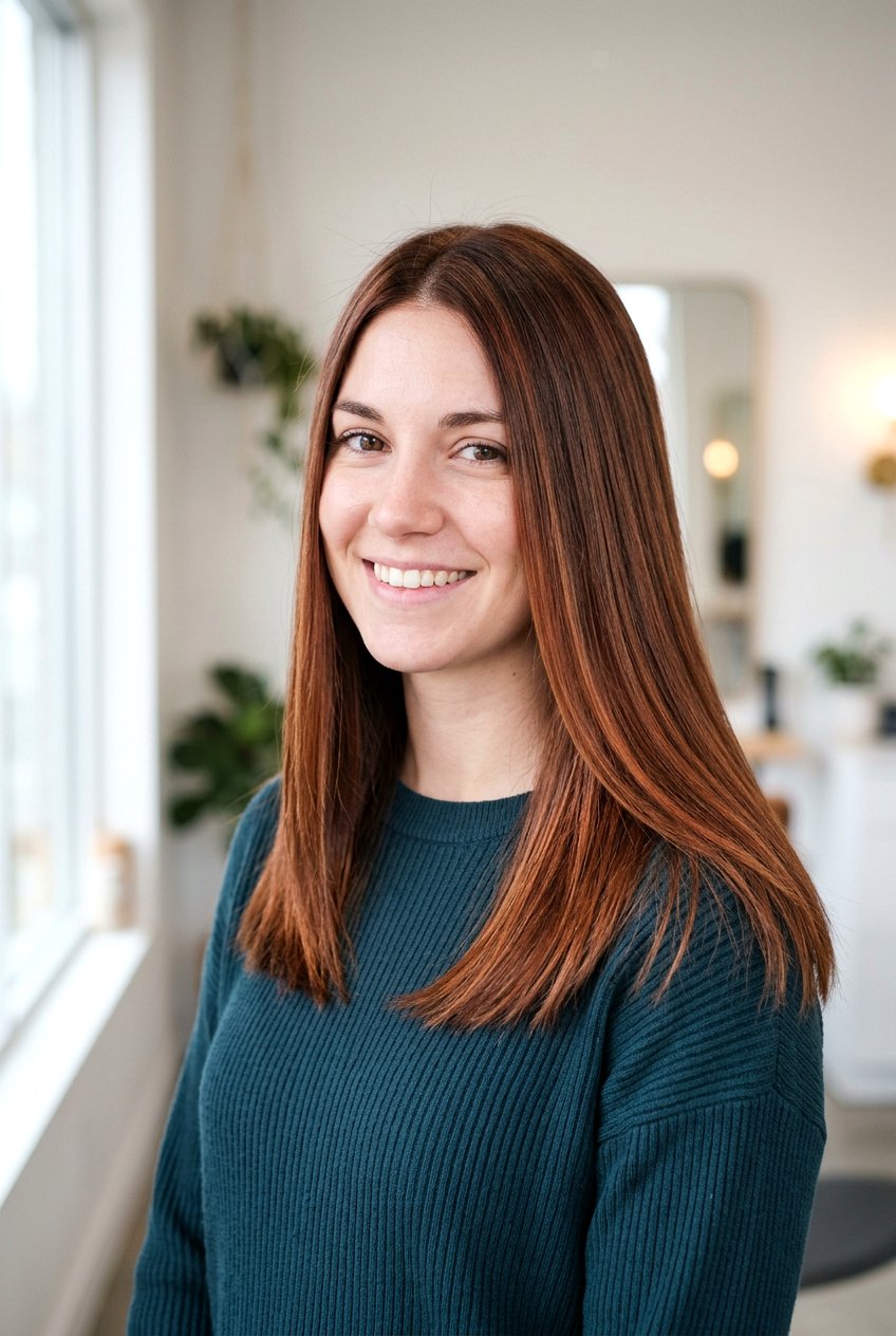 Cinnamon Balayage on Straight Hair - 20 balayage for straight hair - 20 balayage for straight hair