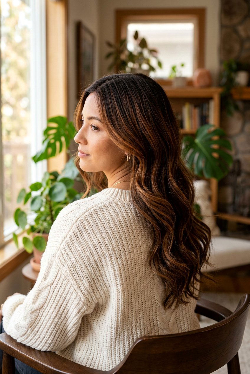 Cinnamon Brown Balayage - 20 autumn cinnamon brown hair color - 20 autumn cinnamon brown hair color