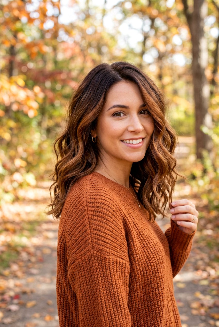 Cinnamon Brown Balayage On Dark Hair - 20 glossy brown black balayage - 20 glossy brown black balayage