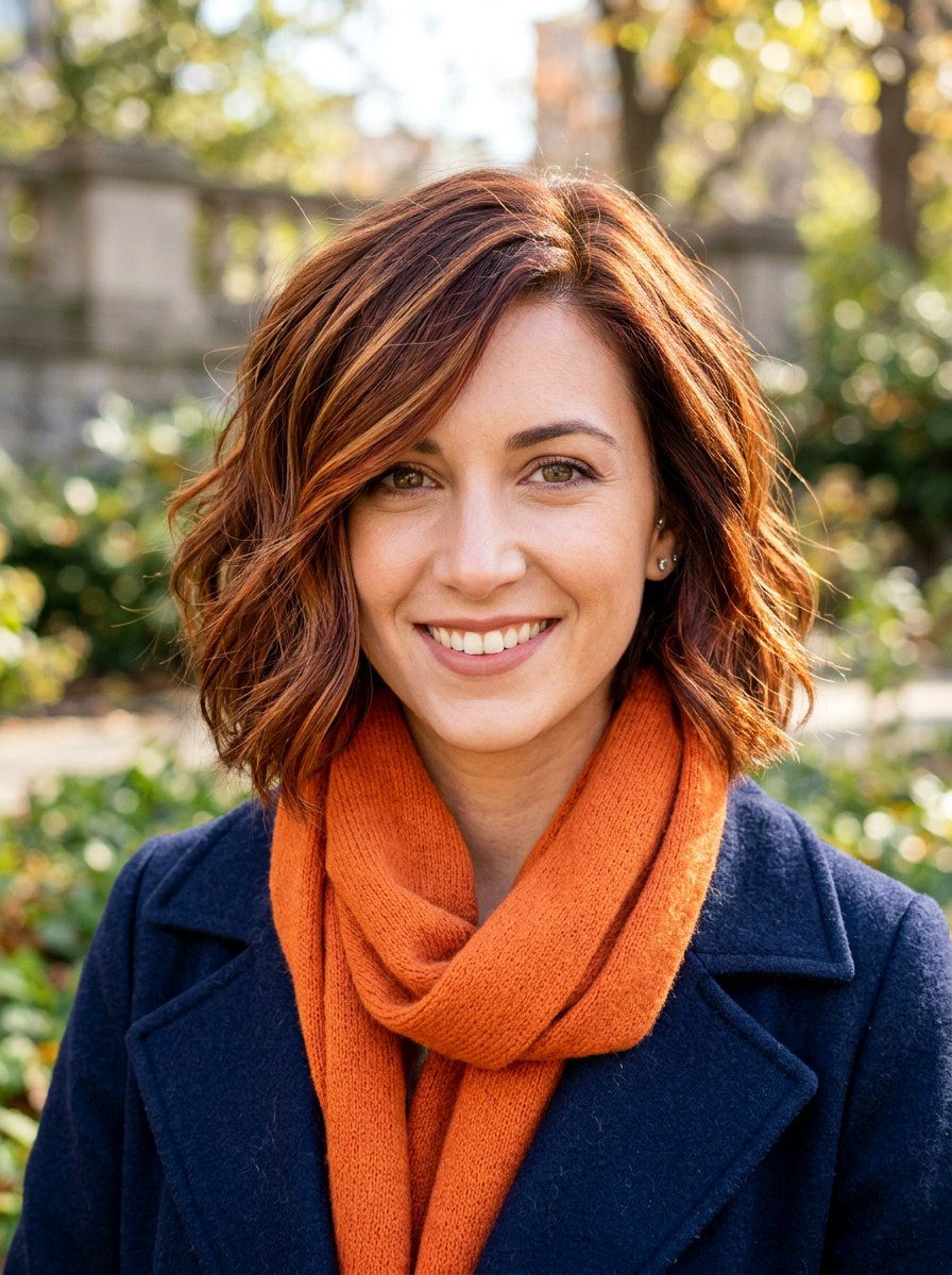 Cinnamon Brown Hair With Golden Babylights - 20 warm brunette with golden babylights - 20 warm brunette with golden babylights