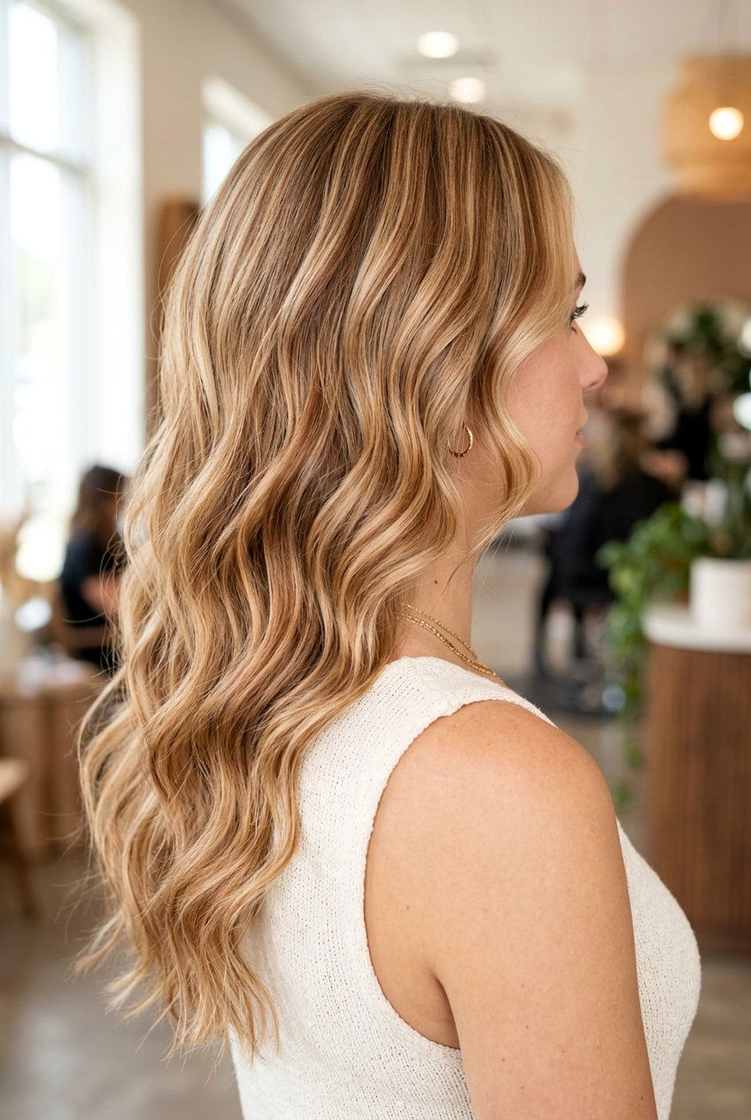 Cinnamon Cookie Butter Highlights on Blonde Hair - 20 cinnamon cookie butter hair - 20 cinnamon cookie butter hair