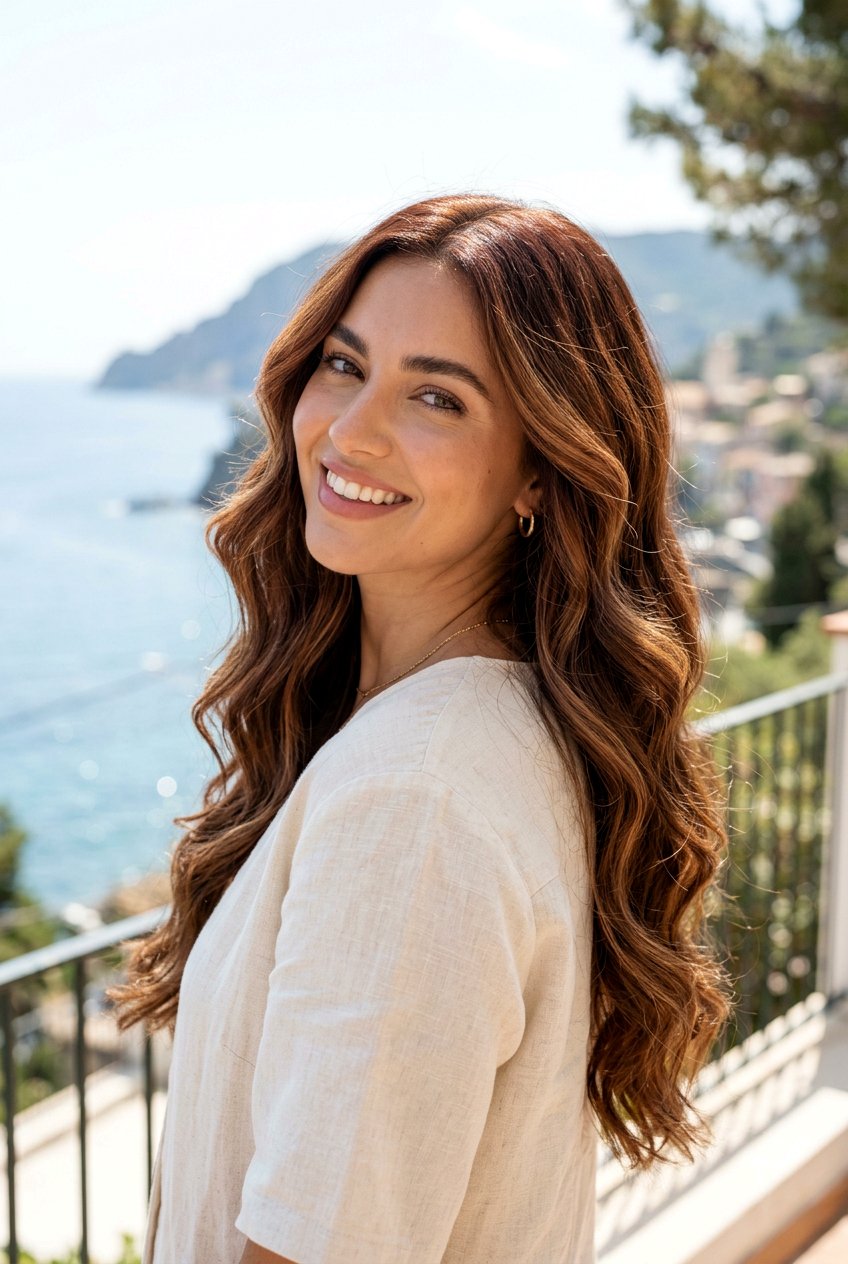 Cinnamon Cookie Butter Wavy Hair - 20 cinnamon cookie butter hair - 20 cinnamon cookie butter hair