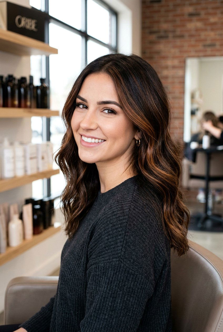 Cinnamon Cookie Butter on Dark Brown Hair - 20 cinnamon cookie butter hair - 20 cinnamon cookie butter hair