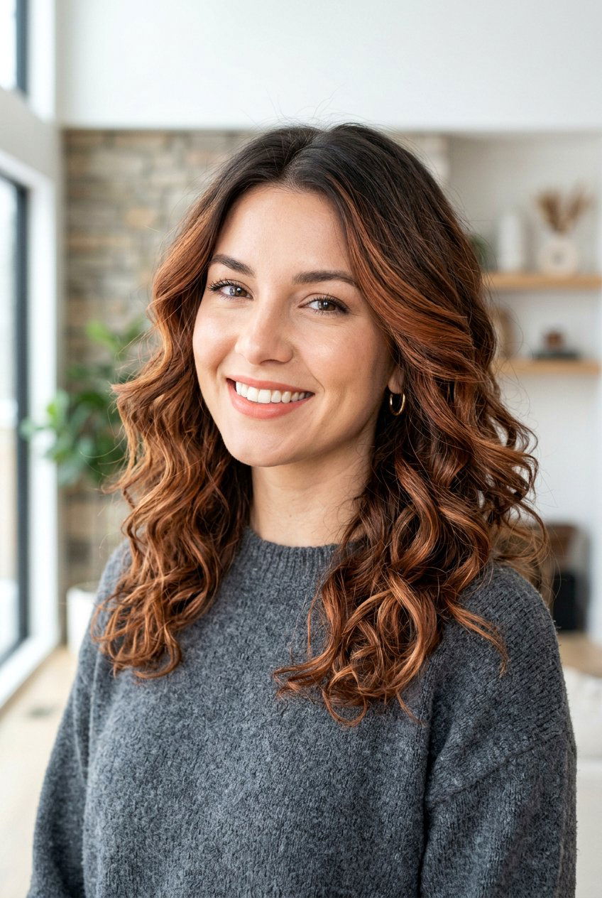 Cinnamon Copper Babylights With Shadow Roots - 20 cinnamon copper babylights - 20 cinnamon copper babylights