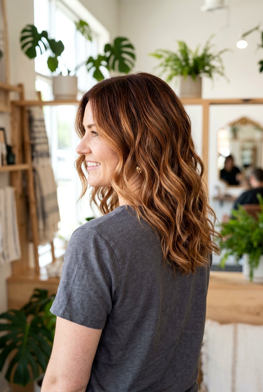 Cinnamon Copper Balayage With Teasylights - 20 cinnamon copper balayage - 20 cinnamon copper balayage