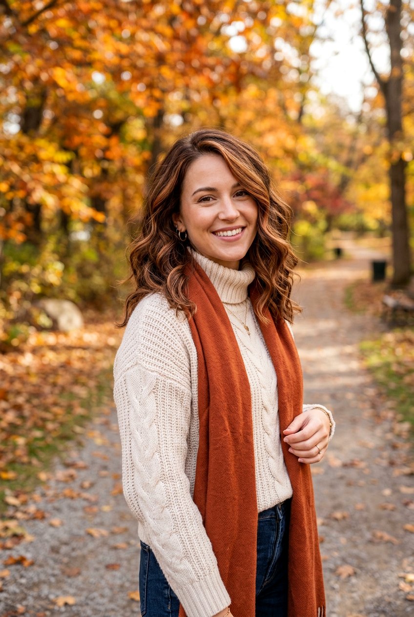 Cinnamon Partial Highlights on Brown Hair - 20 partial highlights on brown hair - 20 partial highlights on brown hair