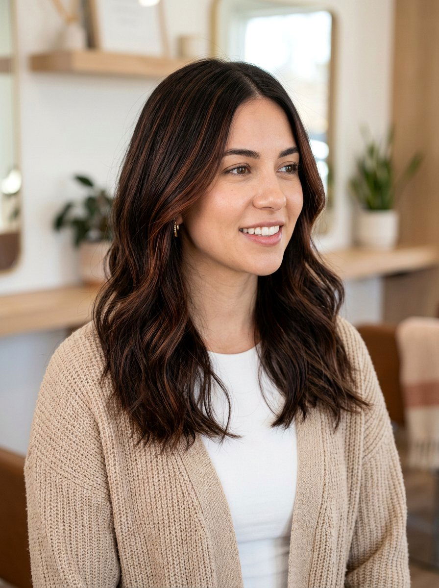 Cinnamon Red Babylights For Dark Hair - 20 red babylights for dark brunette hair - 20 red babylights for dark brunette hair