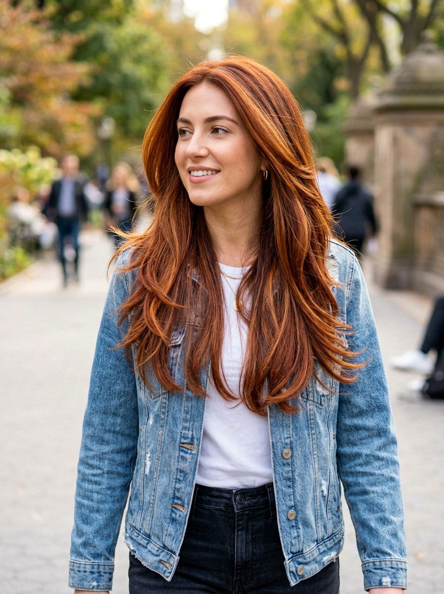 Cinnamon Red Dimensional Hair Color - 20 dimensional red for dark brunette hair - 20 dimensional red for dark brunette hair