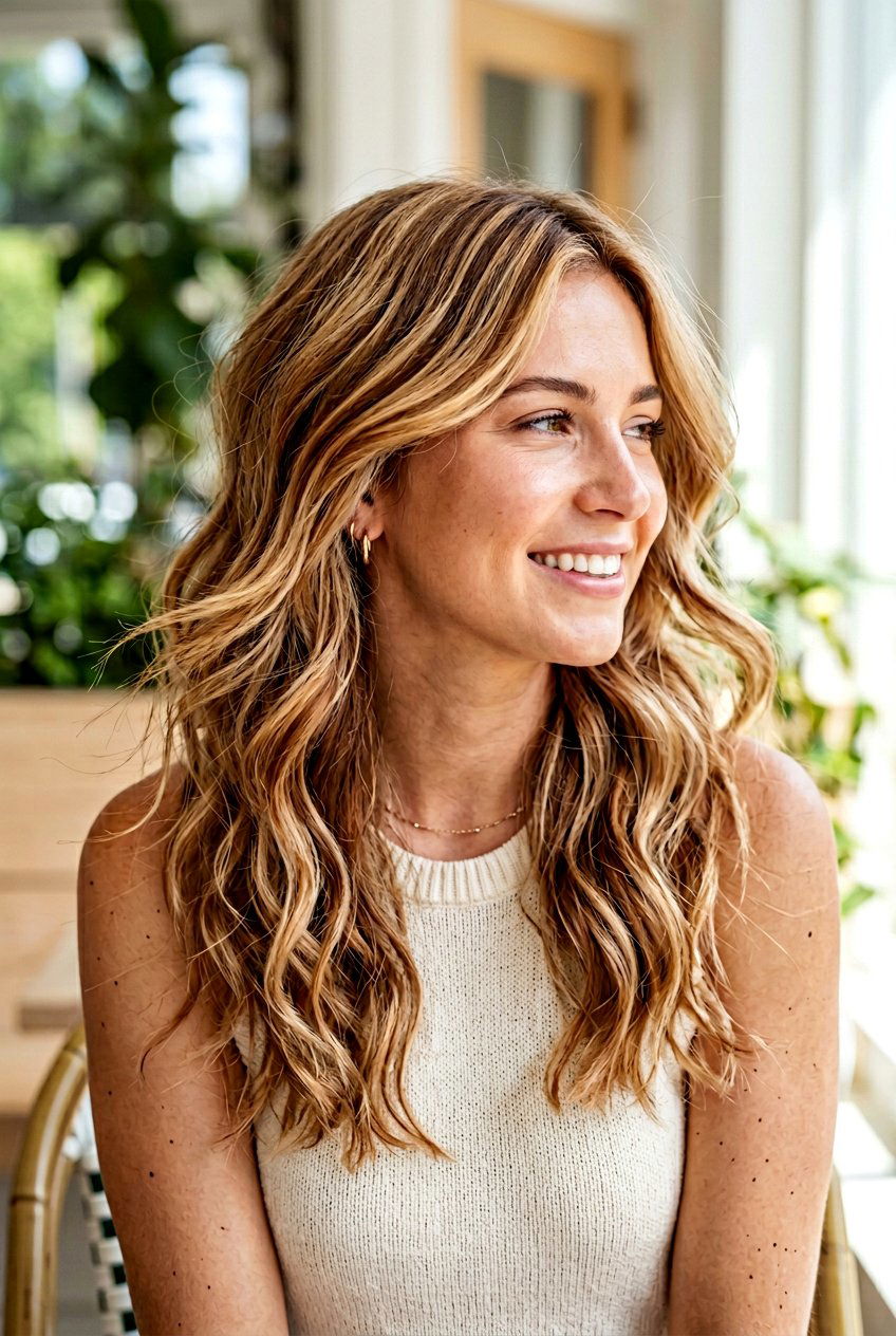 Cinnamon Swirl Highlights on Blonde Hair - 20 cinnamon swirl hair color - 20 cinnamon swirl hair color