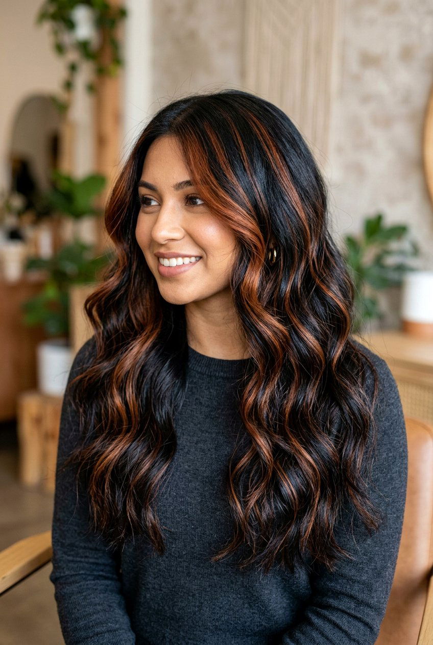 Cinnamon Swirl on Black Hair - 20 cinnamon swirl hair color - 20 cinnamon swirl hair color