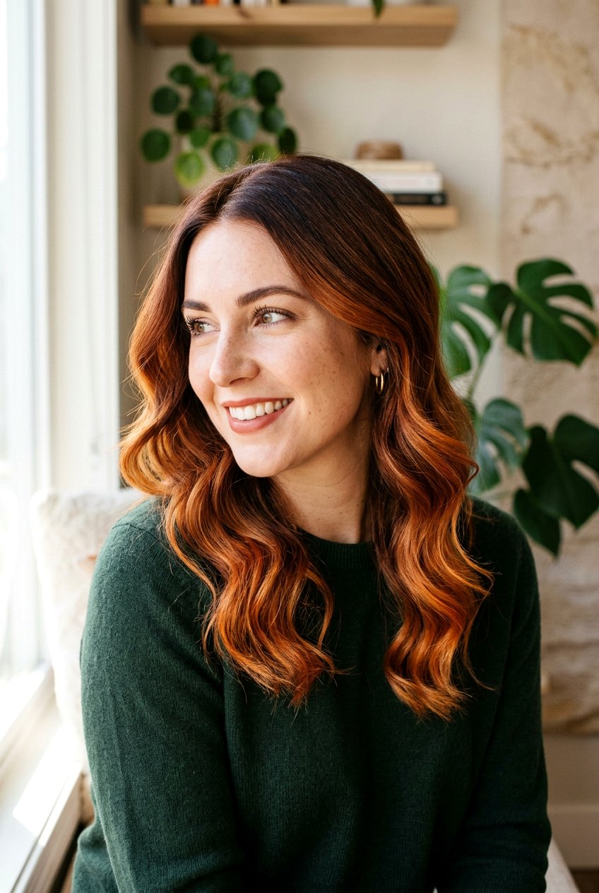 Cinnamon copper balayage - 20 cinnamon copper hair - 20 cinnamon copper hair