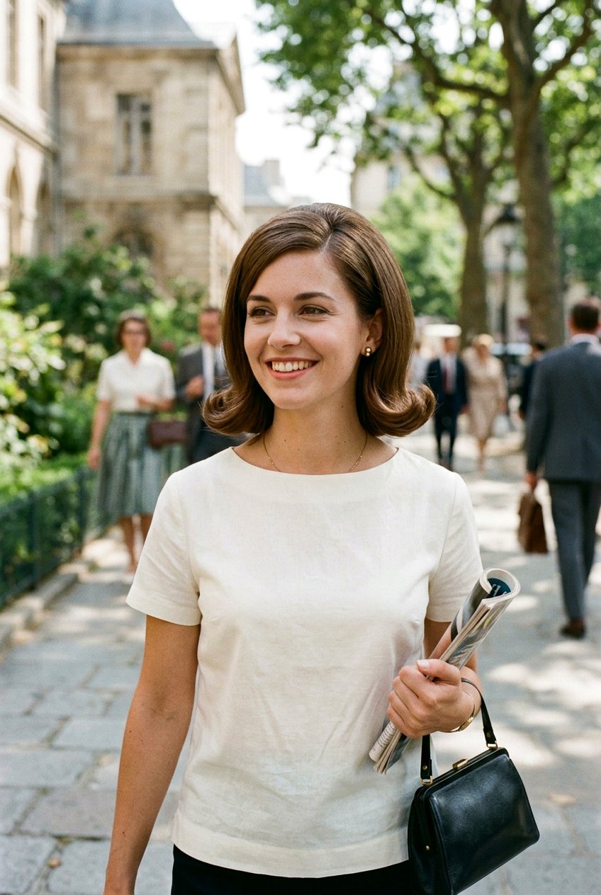 Classic 60s Flip Bob - 20 60s flip hairstyle - 20 60s flip hairstyle