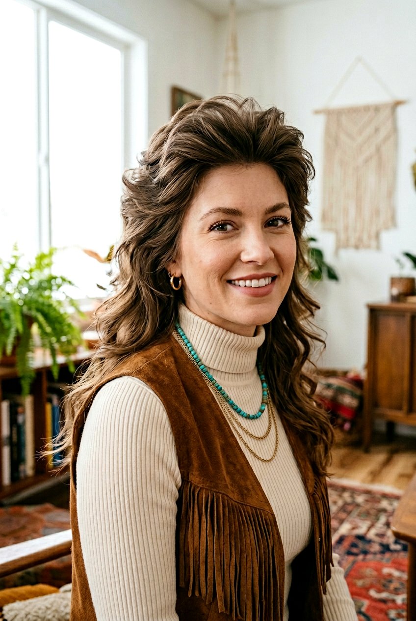 Classic 70s Mullet For Thick Hair - 20 mullet haircut for thick hair women - 20 mullet haircut for thick hair women