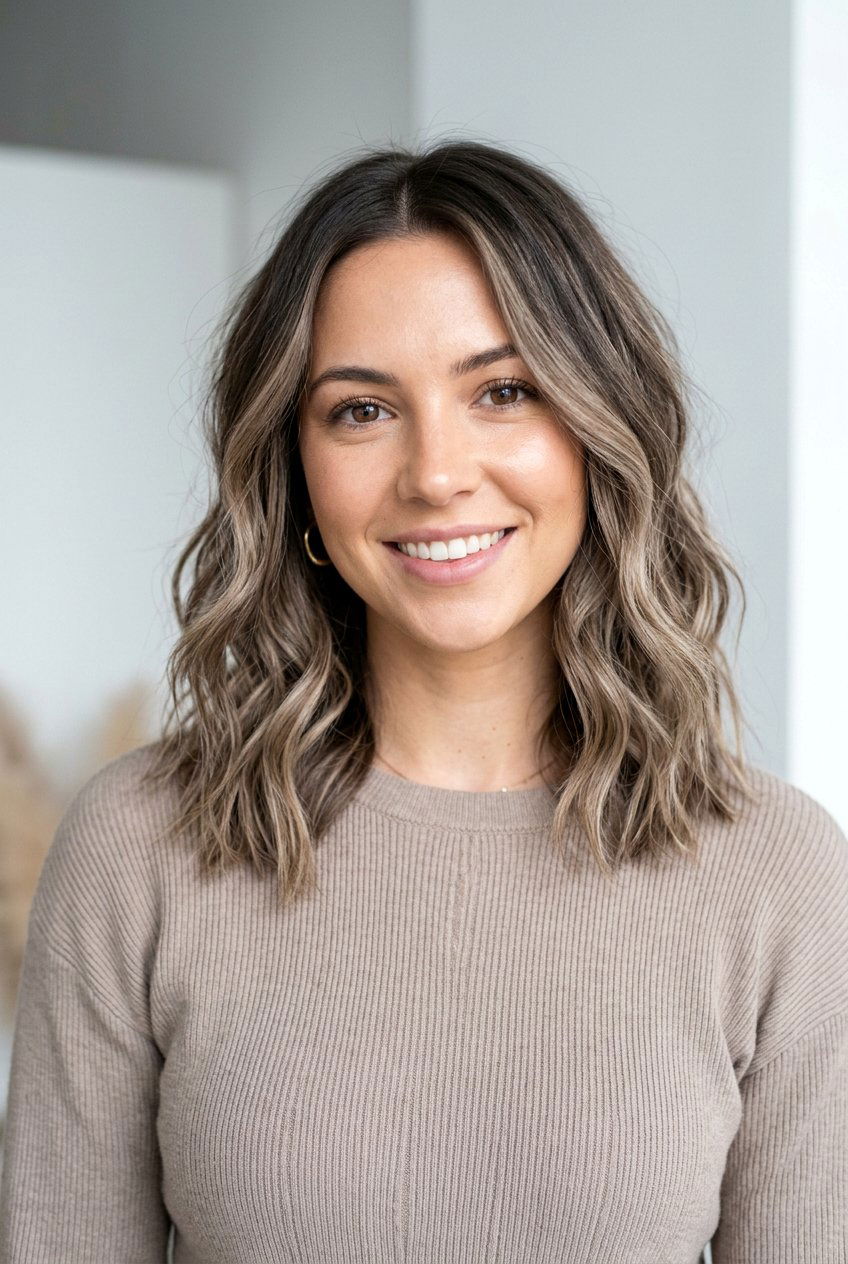 Classic Ash Brown Balayage Shoulder Length - 20 ash brown balayage for shoulder length hair - 20 ash brown balayage for shoulder length hair