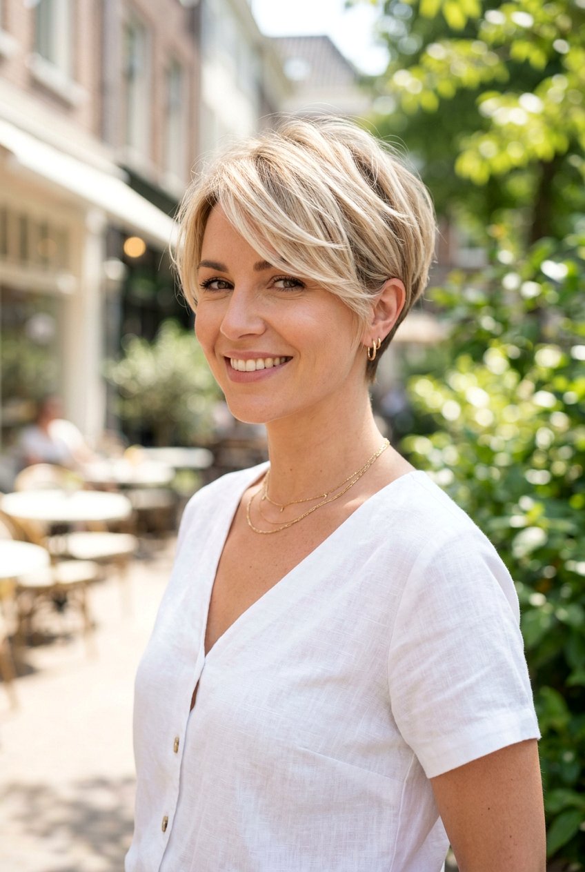 Classic Blonde Balayage Pixie Haircut - 20 balayage on pixie haircut - 20 balayage on pixie haircut