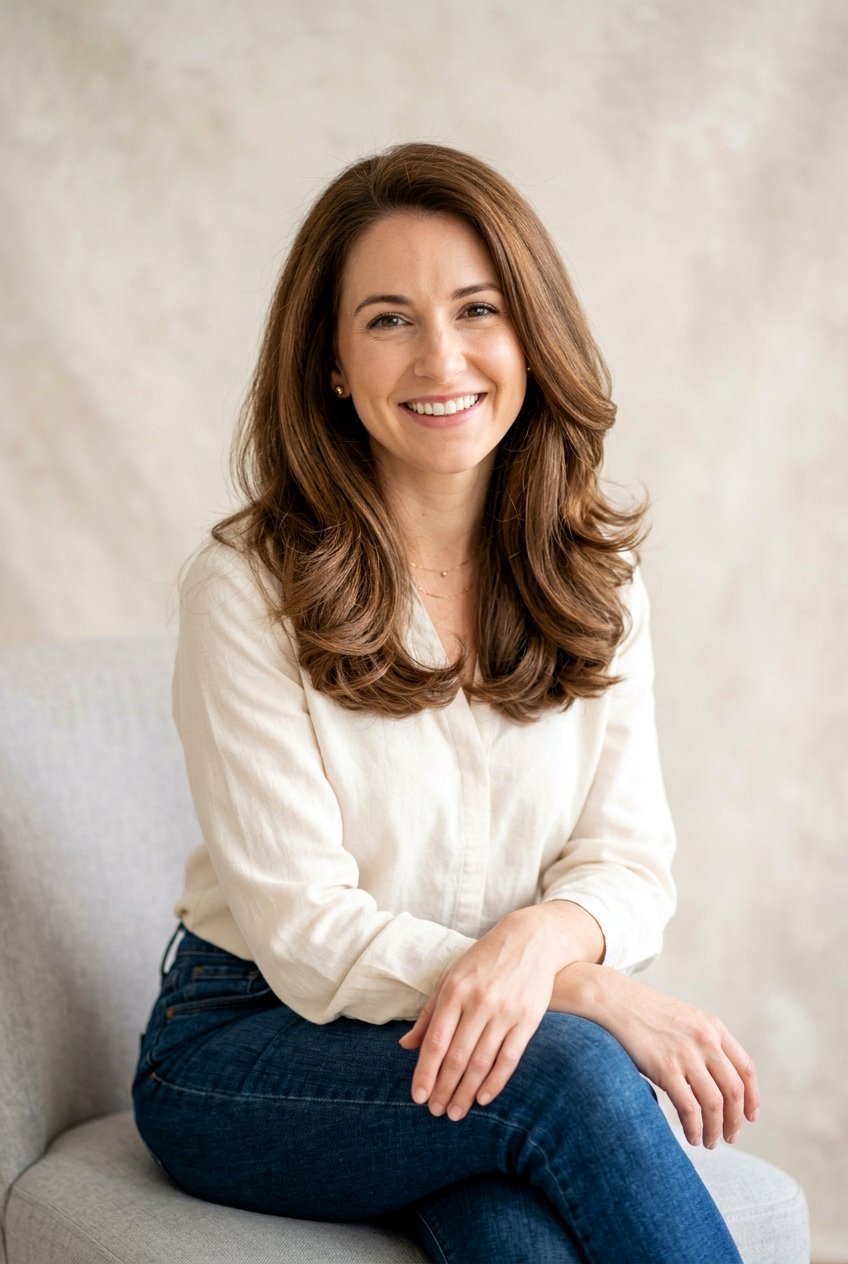 Classic Blowout For Family Pictures - 20 family session hairstyles - 20 family session hairstyles