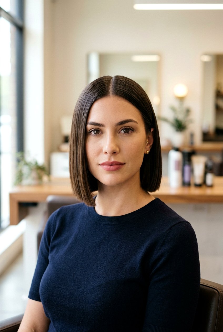 Classic Blunt Bob - 20 short straight hairstyles - 20 short straight hairstyles