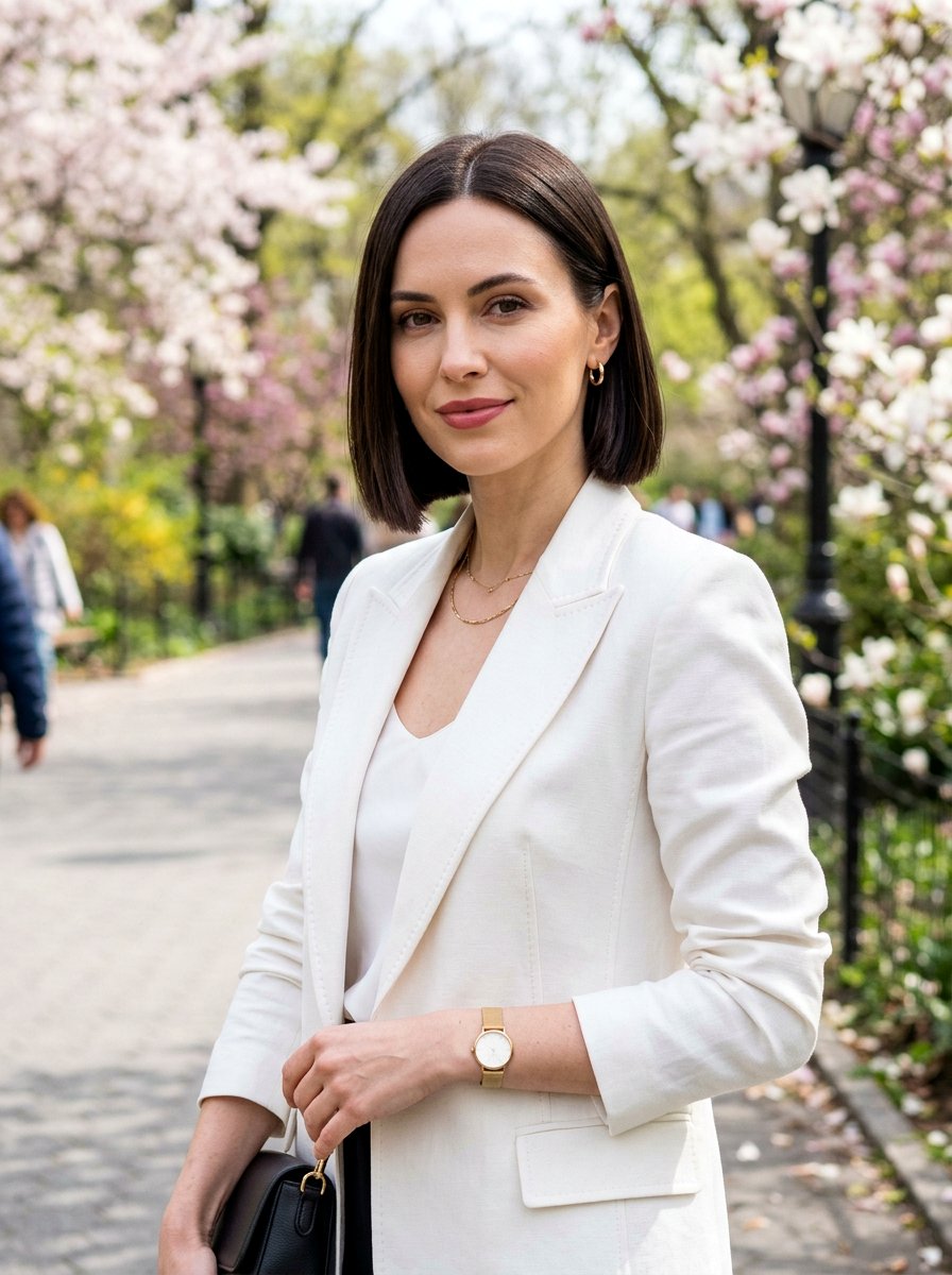 Classic Blunt Bob - 20 old money haircut ideas - 20 old money haircut ideas