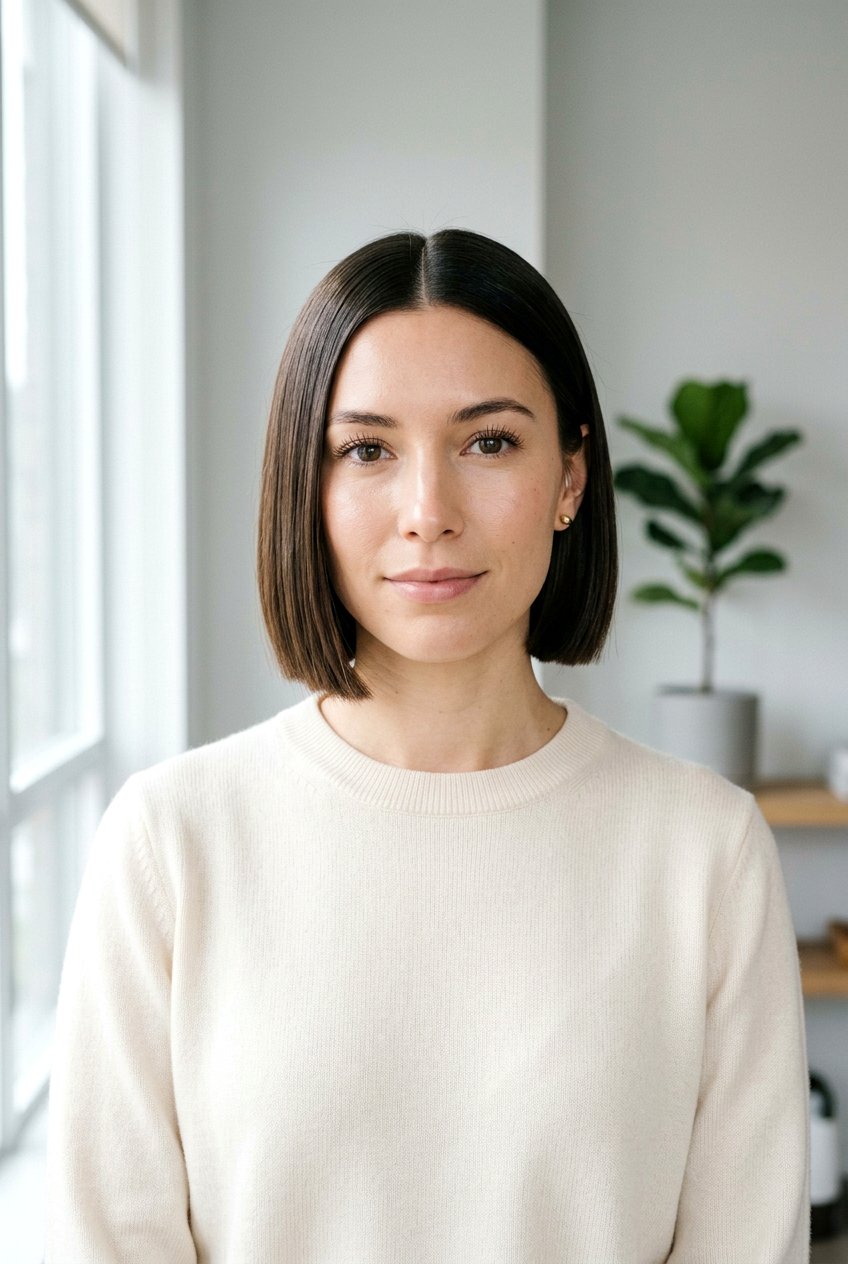 Classic Blunt Bob Haircut - 20 salon haircut ideas for short hair - 20 salon haircut ideas for short hair