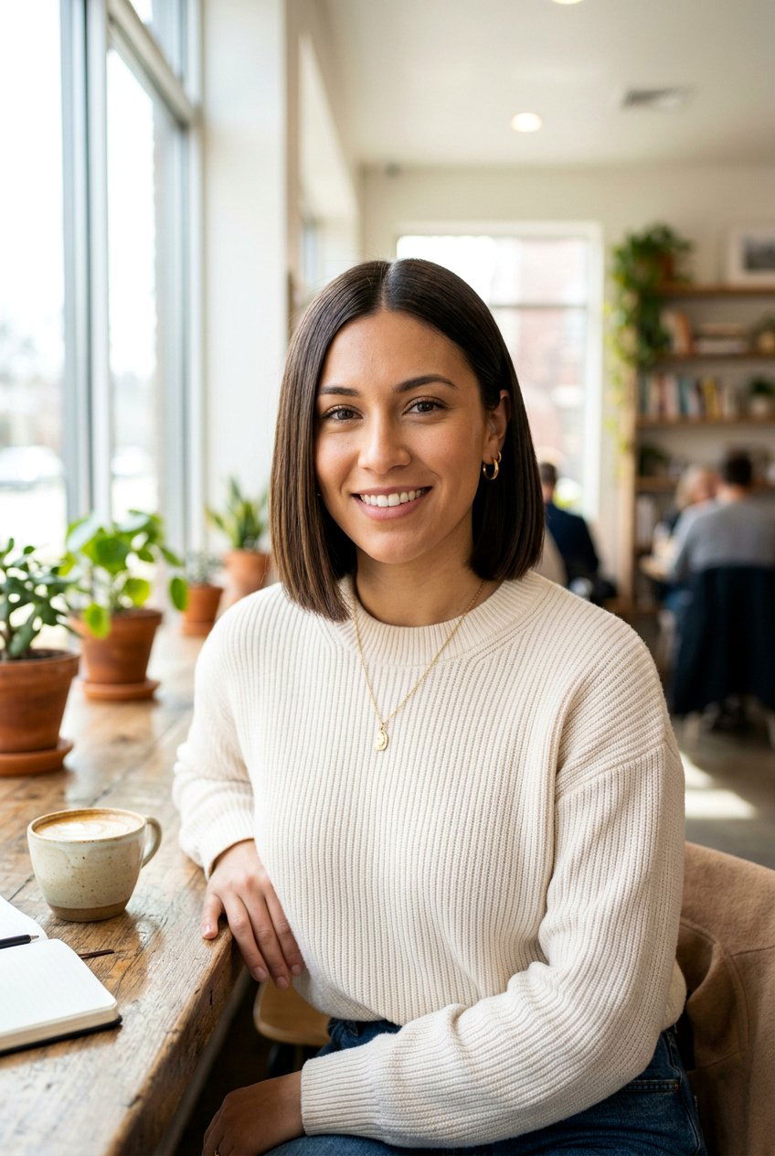 Classic Blunt Bob for Moms - 20 chic mom haircut - 20 chic mom haircut