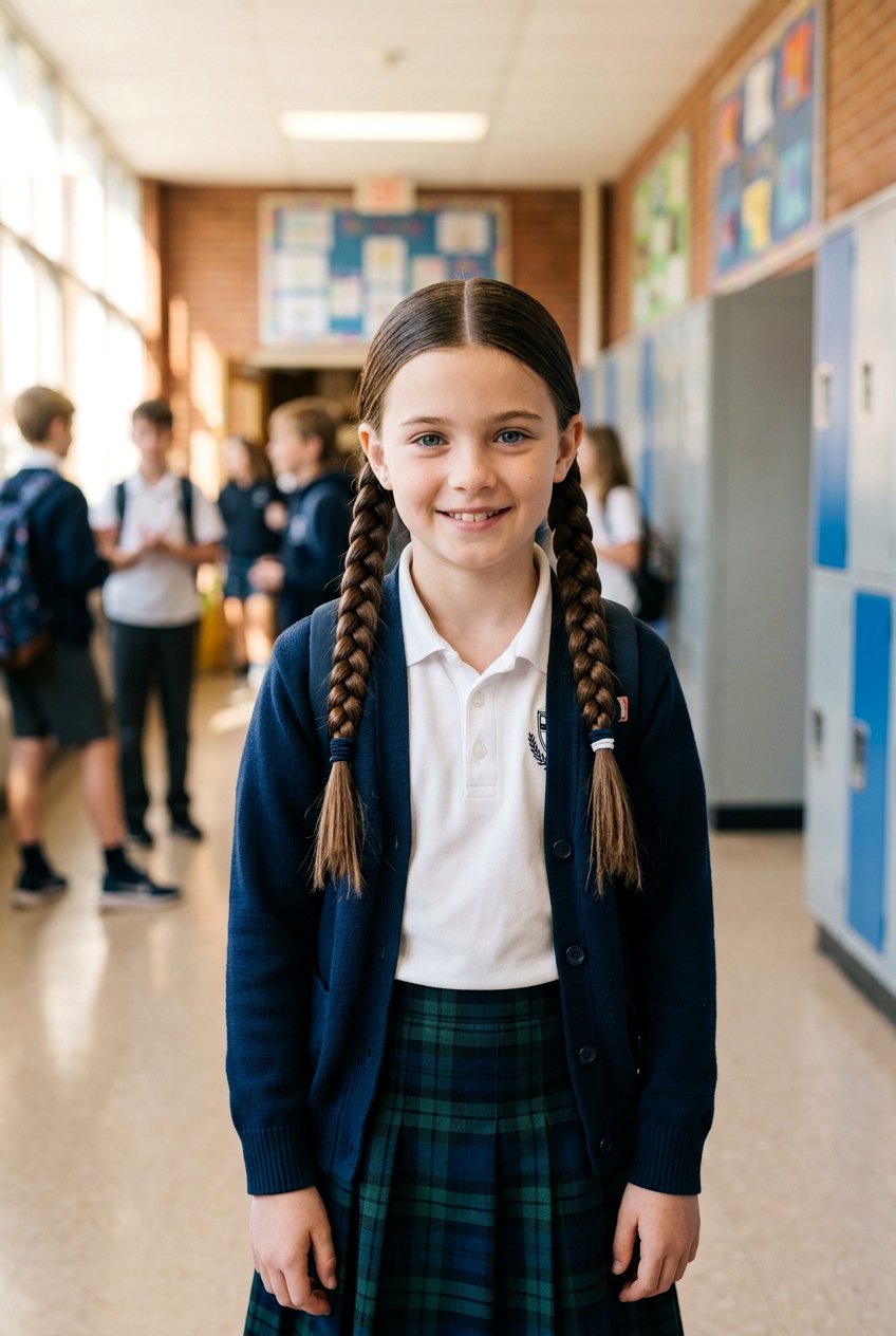 20 Adorable Braided Pigtails For School To Try This Year