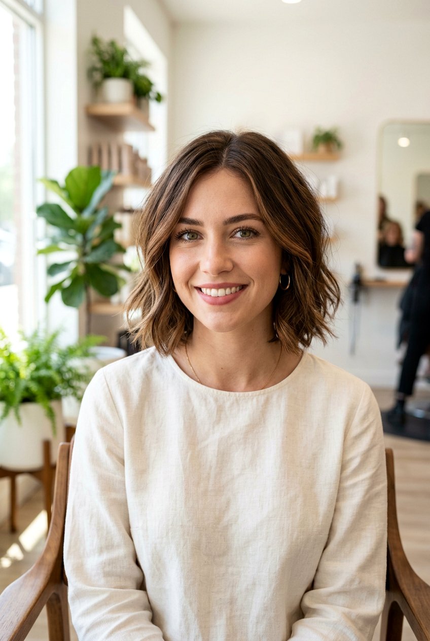 Classic Brunette Balayage Bob - 20 brunette balayage for bob haircut - 20 brunette balayage for bob haircut