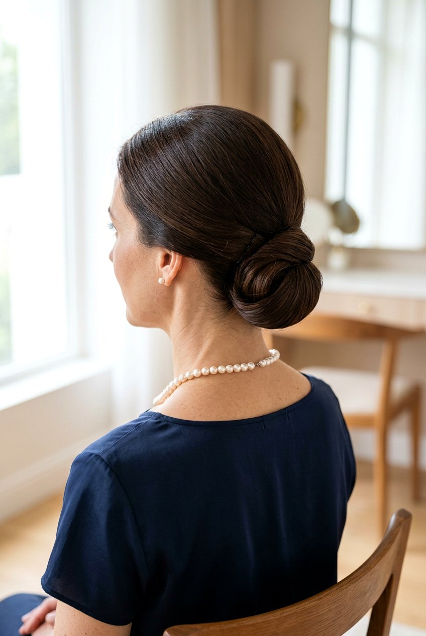 Classic Chignon - 20 best office hairstyle ideas - 20 best office hairstyle ideas