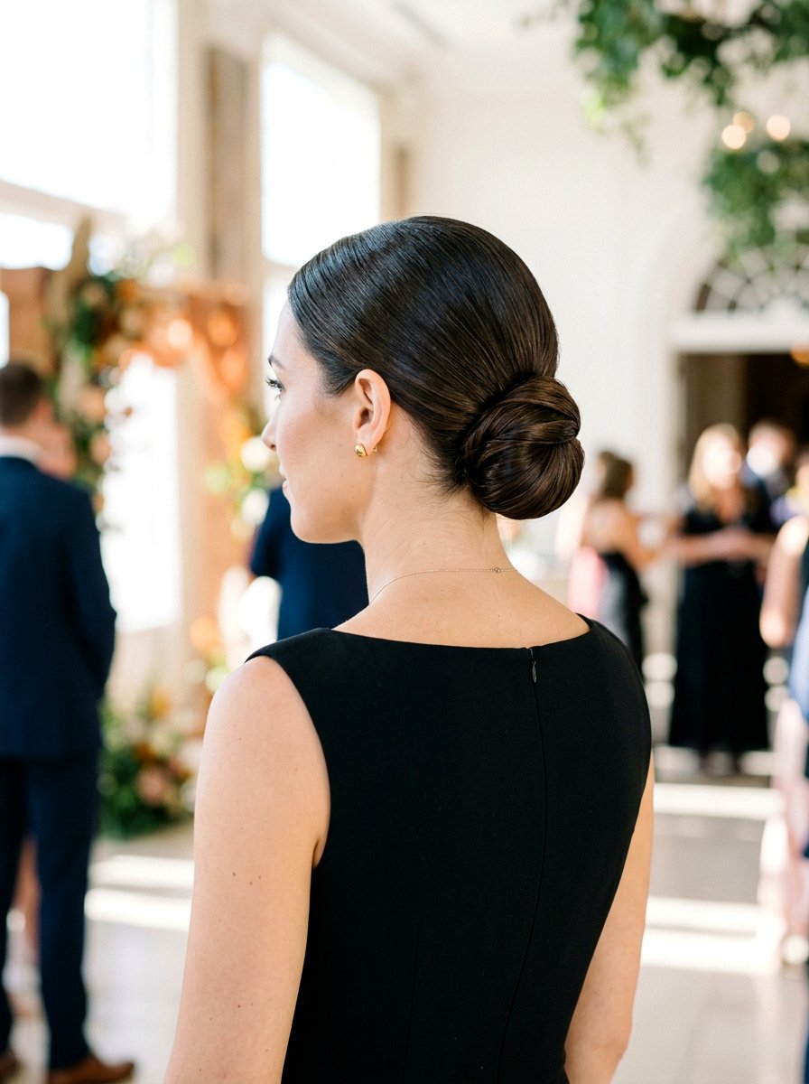 Classic Chignon Meeting Hairstyle - 20 easy meeting hairstyle for women - 20 easy meeting hairstyle for women