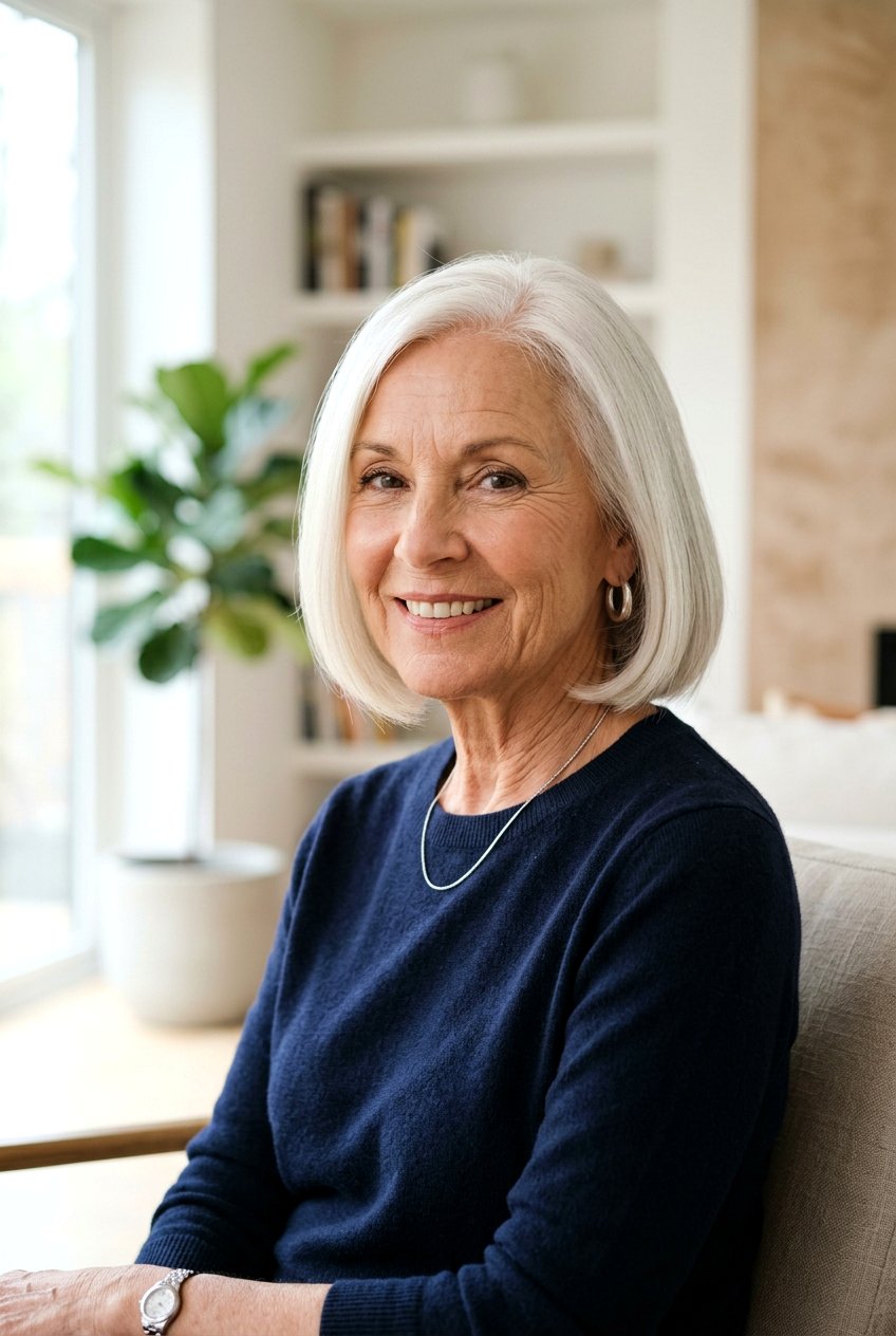 Classic Chin Length Bob - 20 classy bob haircuts for older women - 20 classy bob haircuts for older women