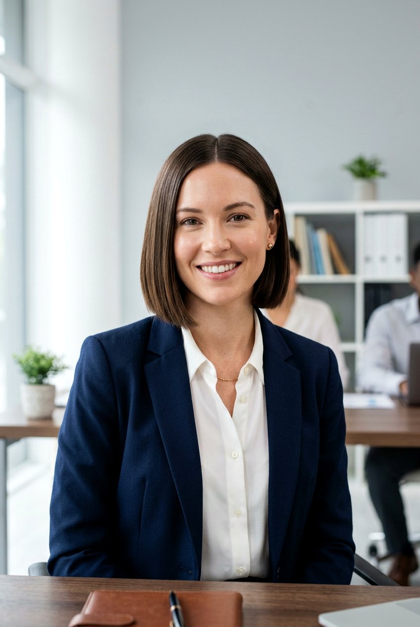 Classic Chin Length Bob Haircut - 20 short professional hairstyles for women - 20 short professional hairstyles for women