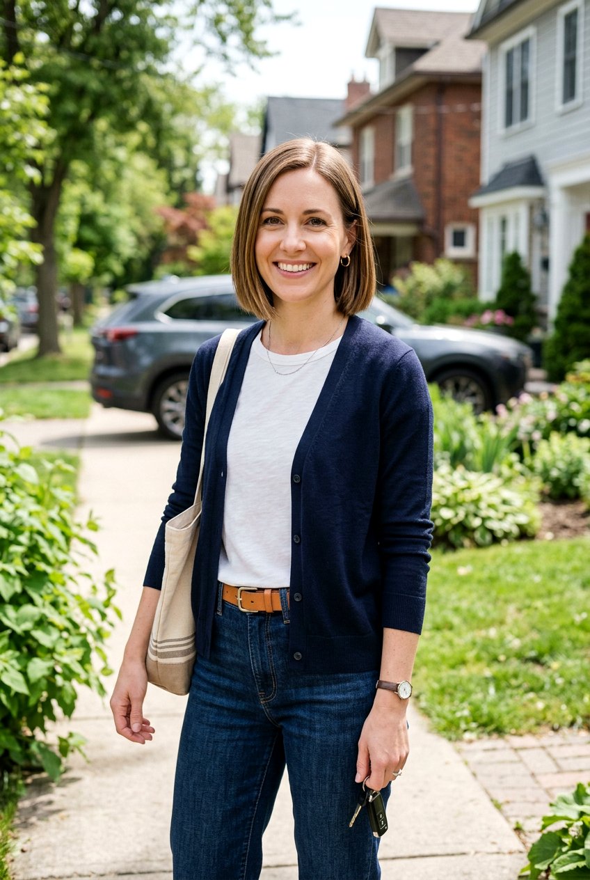 Classic Chin Length Bob Soccer Mom Haircut - 20 soccer mom haircut - 20 soccer mom haircut