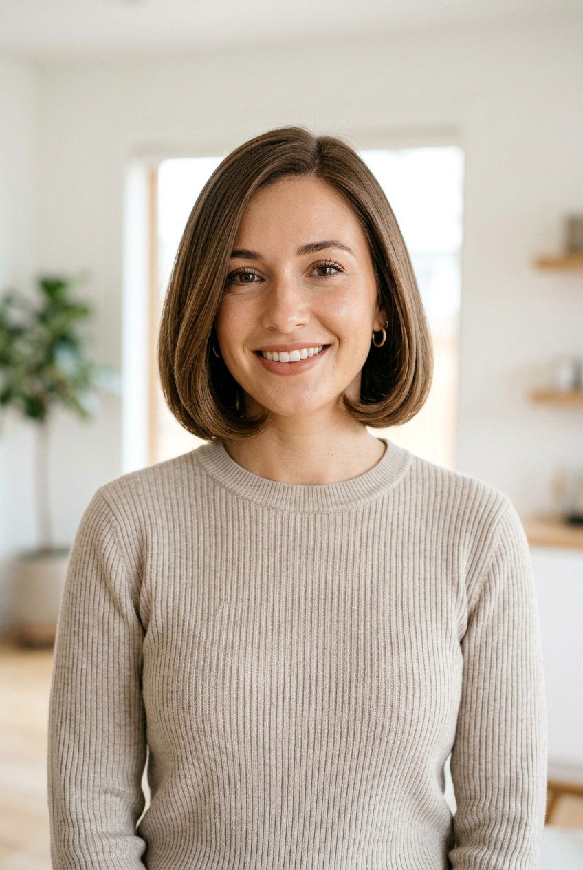 Classic Chin Length Curled Under Bob - 20 curled under bob hairstyle - 20 curled under bob hairstyle